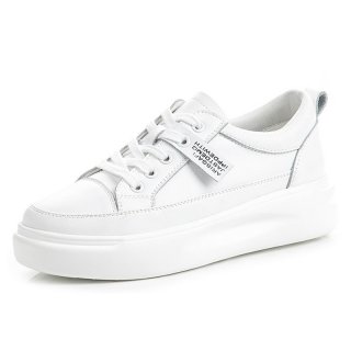 Genuine Leather Platform Sneakers Women's Sports Shoes Woman Flats Casual White Shoes Women Sneakers 2022 Basket Tennis Female